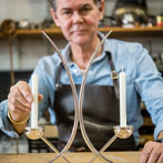 Brett Payne in his workshop 2018